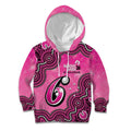 Sydney Sixers NAIDOC Week 2026 Custom Kid Hoodie 50 Years Deadly Indigenous Art Glitter Effect