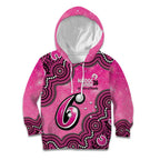 Sydney Sixers NAIDOC Week 2026 Custom Kid Hoodie 50 Years Deadly Indigenous Art Glitter Effect