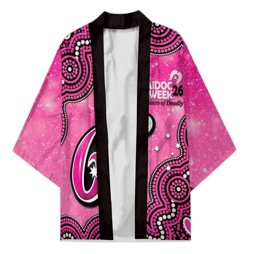 Sydney Sixers NAIDOC Week 2026 Custom Kimono 50 Years Deadly Indigenous Art Glitter Effect