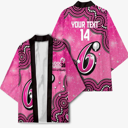 Sydney Sixers NAIDOC Week 2026 Custom Kimono 50 Years Deadly Indigenous Art Glitter Effect