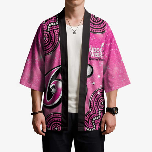 Sydney Sixers NAIDOC Week 2026 Custom Kimono 50 Years Deadly Indigenous Art Glitter Effect