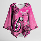 Sydney Sixers NAIDOC Week 2026 Custom Kimono Sleeve Blouse 50 Years Deadly Indigenous Art Glitter Effect