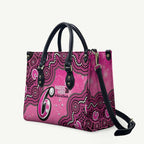 Sydney Sixers NAIDOC Week 2026 Custom Leather Bag 50 Years Deadly Indigenous Art Glitter Effect