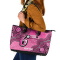 Sydney Sixers NAIDOC Week 2026 Custom Leather Tote Bag 50 Years Deadly Indigenous Art Glitter Effect