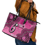 Sydney Sixers NAIDOC Week 2026 Custom Leather Tote Bag 50 Years Deadly Indigenous Art Glitter Effect