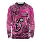 Sydney Sixers NAIDOC Week 2026 Custom Long Sleeve Shirt 50 Years Deadly Indigenous Art Glitter Effect