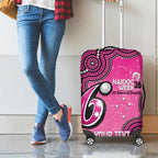 Sydney Sixers NAIDOC Week 2026 Custom Luggage Cover 50 Years Deadly Indigenous Art Glitter Effect