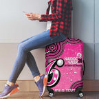 Sydney Sixers NAIDOC Week 2026 Custom Luggage Cover 50 Years Deadly Indigenous Art Glitter Effect
