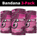 Sydney Sixers NAIDOC Week 2026 Custom Neck Gaiter 50 Years Deadly Indigenous Art Glitter Effect