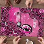 Sydney Sixers NAIDOC Week 2026 Custom Puzzle 50 Years Deadly Indigenous Art Glitter Effect