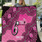 Sydney Sixers NAIDOC Week 2026 Custom Quilt 50 Years Deadly Indigenous Art Glitter Effect