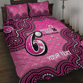 Sydney Sixers NAIDOC Week 2026 Custom Quilt Bed Set 50 Years Deadly Indigenous Art Glitter Effect
