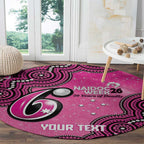 Sydney Sixers NAIDOC Week 2026 Custom Round Carpet 50 Years Deadly Indigenous Art Glitter Effect
