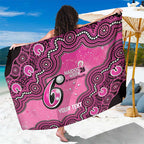 Sydney Sixers NAIDOC Week 2026 Custom Sarong 50 Years Deadly Indigenous Art Glitter Effect