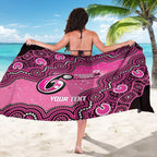 Sydney Sixers NAIDOC Week 2026 Custom Sarong 50 Years Deadly Indigenous Art Glitter Effect