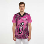 Sydney Sixers NAIDOC Week 2026 Custom Scrub Top 50 Years Deadly Indigenous Art Glitter Effect