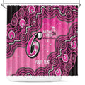 Sydney Sixers NAIDOC Week 2026 Custom Shower Curtain 50 Years Deadly Indigenous Art Glitter Effect