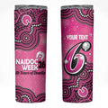 Sydney Sixers NAIDOC Week 2026 Custom Skinny Tumbler 50 Years Deadly Indigenous Art Glitter Effect