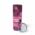 Sydney Sixers NAIDOC Week 2026 Custom Skinny Tumbler 50 Years Deadly Indigenous Art Glitter Effect