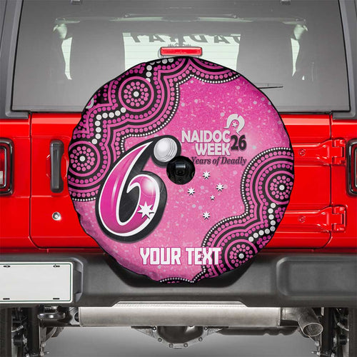 Sydney Sixers NAIDOC Week 2026 Custom Spare Tire Cover 50 Years Deadly Indigenous Art Glitter Effect