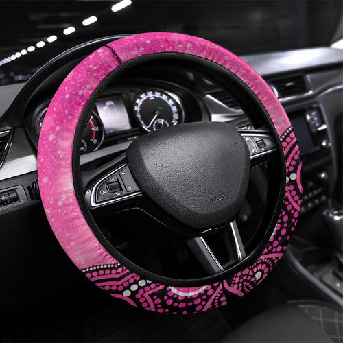 Sydney Sixers NAIDOC Week 2026 Steering Wheel Cover 50 Years Deadly Indigenous Art Glitter Effect