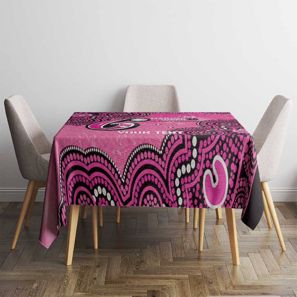 Sydney Sixers NAIDOC Week 2026 Custom Tablecloth 50 Years Deadly Indigenous Art Glitter Effect