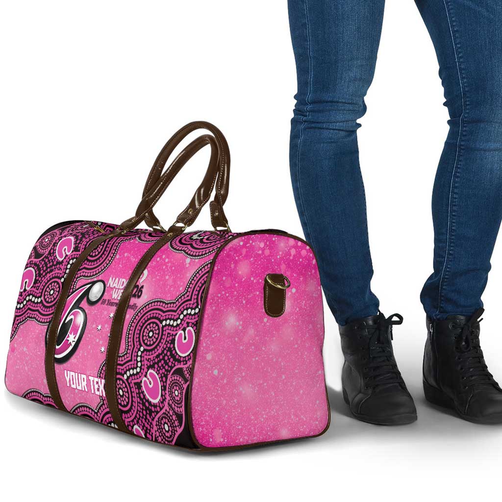 Sydney Sixers NAIDOC Week 2026 Custom Travel Bag 50 Years Deadly Indigenous Art Glitter Effect