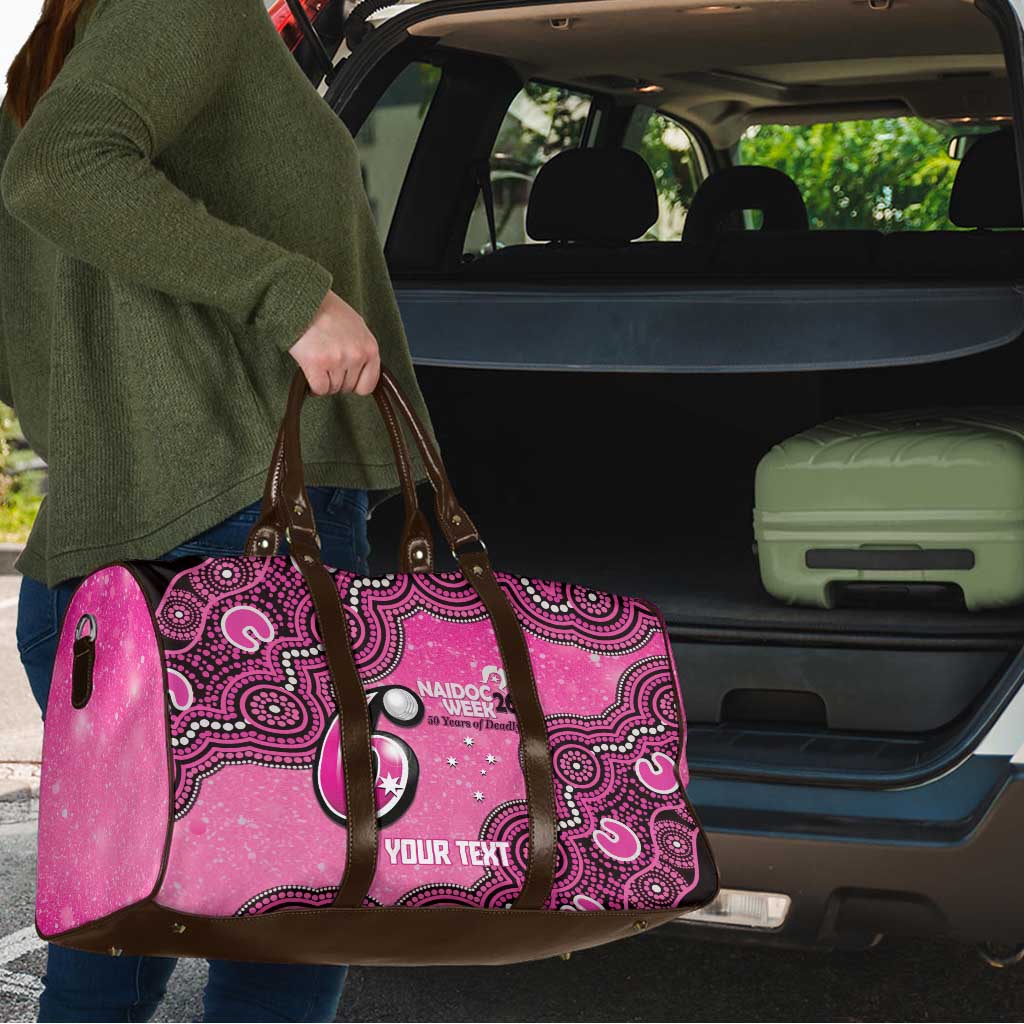 Sydney Sixers NAIDOC Week 2026 Custom Travel Bag 50 Years Deadly Indigenous Art Glitter Effect