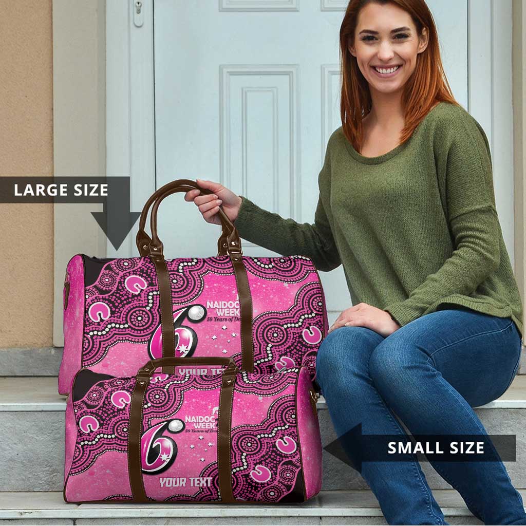 Sydney Sixers NAIDOC Week 2026 Custom Travel Bag 50 Years Deadly Indigenous Art Glitter Effect