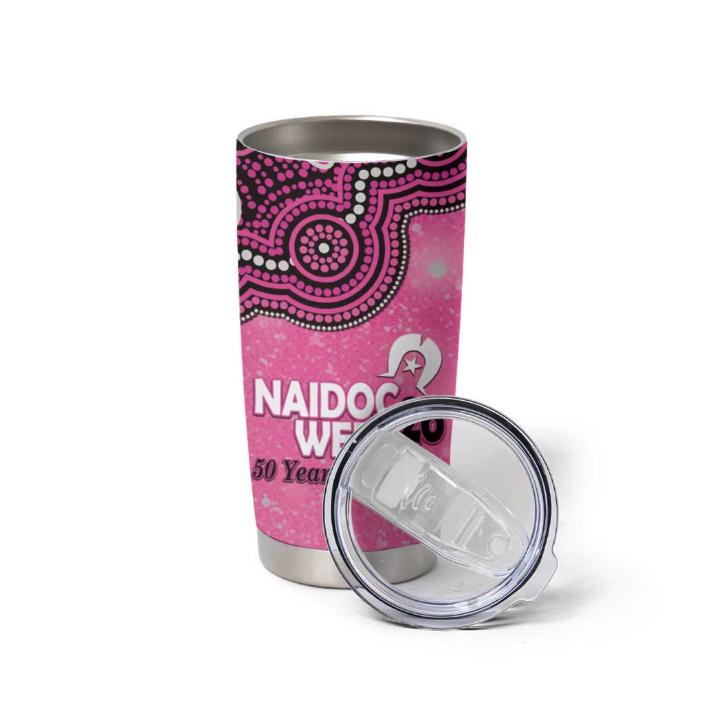 Sydney Sixers NAIDOC Week 2026 Custom Tumbler Cup 50 Years Deadly Indigenous Art Glitter Effect