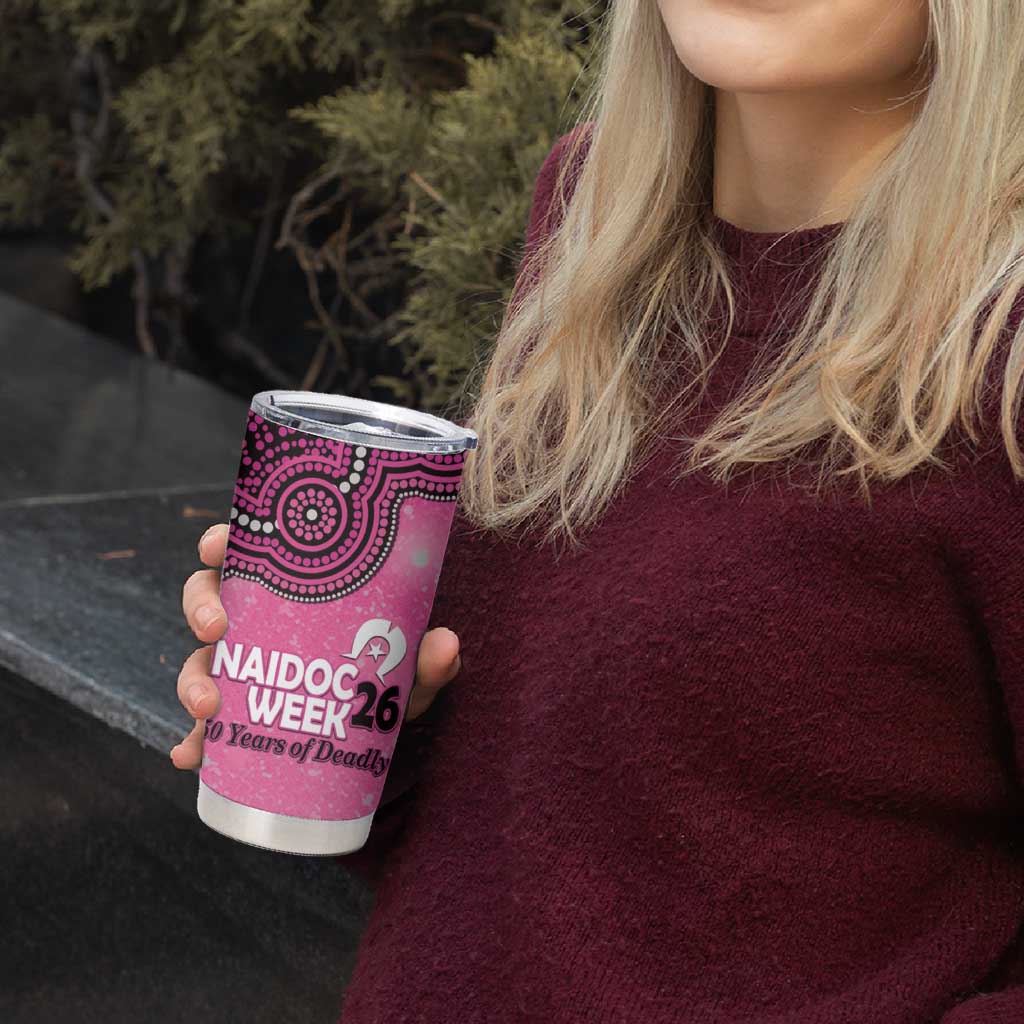 Sydney Sixers NAIDOC Week 2026 Custom Tumbler Cup 50 Years Deadly Indigenous Art Glitter Effect