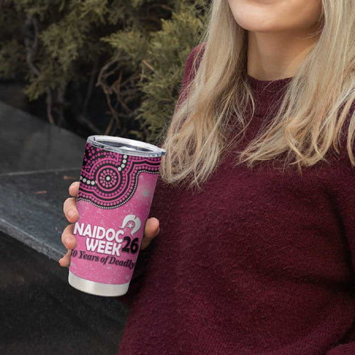 Sydney Sixers NAIDOC Week 2026 Custom Tumbler Cup 50 Years Deadly Indigenous Art Glitter Effect