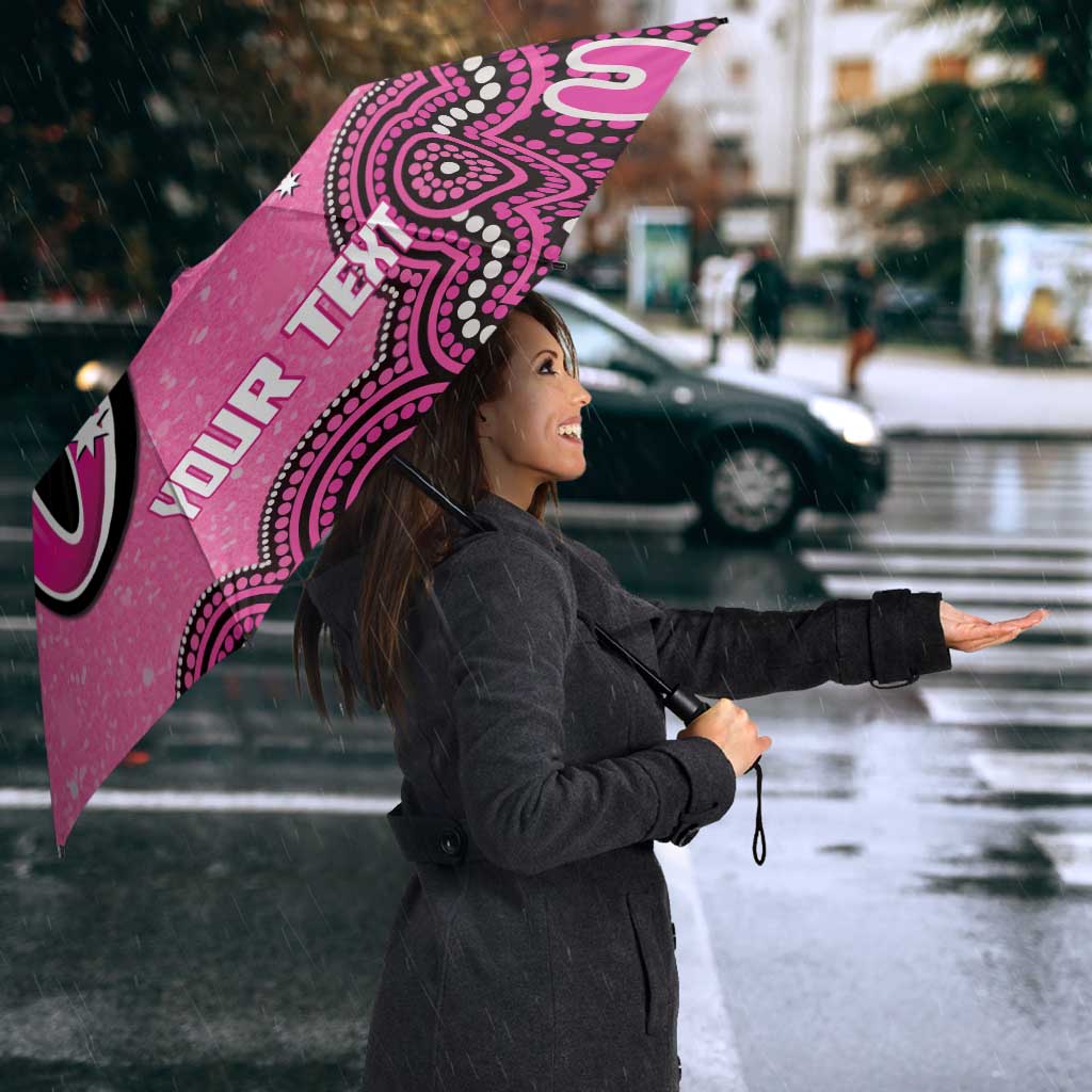 Sydney Sixers NAIDOC Week 2026 Custom Umbrella 50 Years Deadly Indigenous Art Glitter Effect