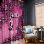 Sydney Sixers NAIDOC Week 2026 Custom Window Curtain 50 Years Deadly Indigenous Art Glitter Effect
