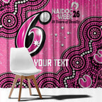 Sydney Sixers NAIDOC Week 2026 Custom Window Curtain 50 Years Deadly Indigenous Art Glitter Effect