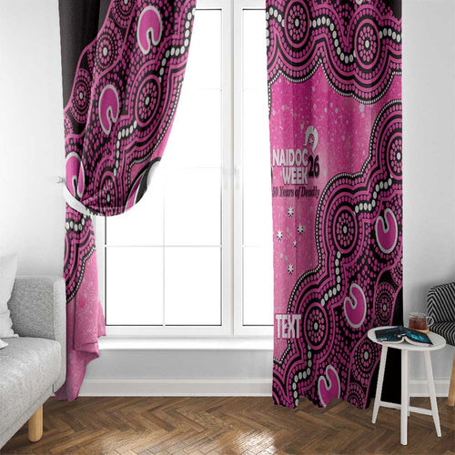Sydney Sixers NAIDOC Week 2026 Custom Window Curtain 50 Years Deadly Indigenous Art Glitter Effect