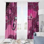 Sydney Sixers NAIDOC Week 2026 Custom Window Curtain 50 Years Deadly Indigenous Art Glitter Effect