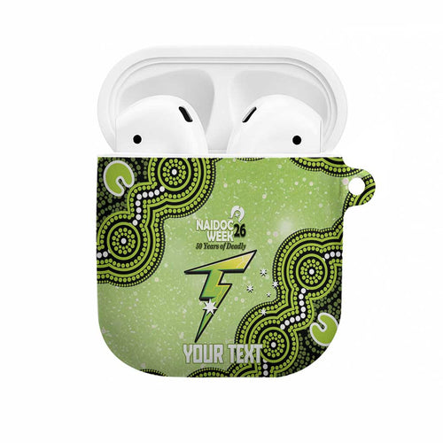 Sydney Thunder NAIDOC Week 2026 Custom AirPods Case 50 Years Deadly Indigenous Art Glitter Effect