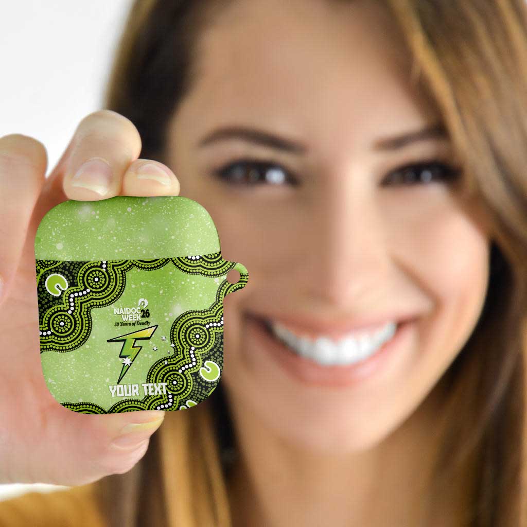 Sydney Thunder NAIDOC Week 2026 Custom AirPods Case 50 Years Deadly Indigenous Art Glitter Effect
