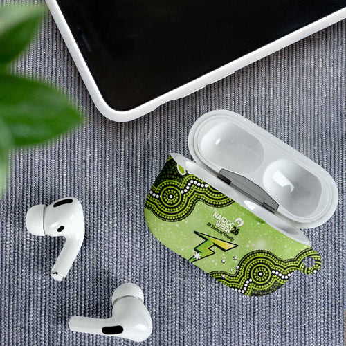Sydney Thunder NAIDOC Week 2026 Custom AirPods Case 50 Years Deadly Indigenous Art Glitter Effect