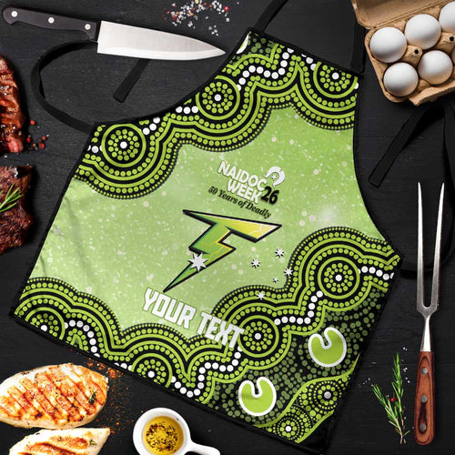 Sydney Thunder NAIDOC Week 2026 Custom Apron 50 Years Deadly Indigenous Art Glitter Effect
