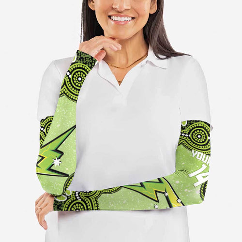 Sydney Thunder NAIDOC Week 2026 Custom Arm Sleeves 50 Years Deadly Indigenous Art Glitter Effect