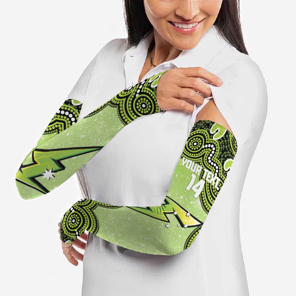 Sydney Thunder NAIDOC Week 2026 Custom Arm Sleeves 50 Years Deadly Indigenous Art Glitter Effect