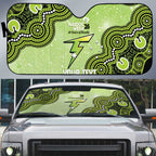 Sydney Thunder NAIDOC Week 2026 Custom Auto Sun Shade 50 Years Deadly Indigenous Art Glitter Effect