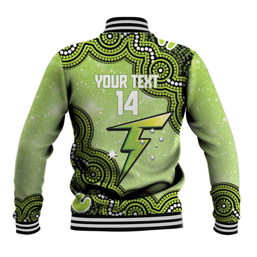 Sydney Thunder NAIDOC Week 2026 Custom Baseball Jacket 50 Years Deadly Indigenous Art Glitter Effect