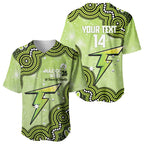 Sydney Thunder NAIDOC Week 2026 Custom Baseball Jersey 50 Years Deadly Indigenous Art Glitter Effect