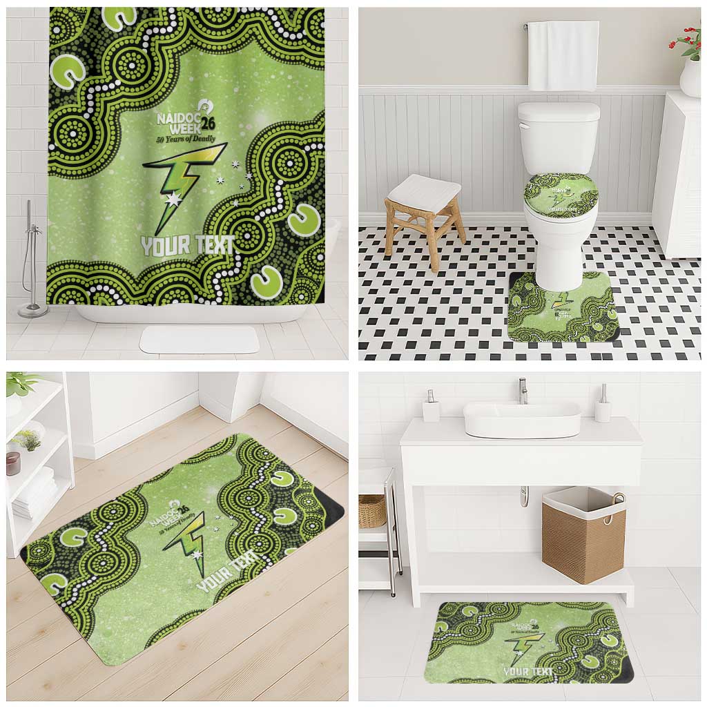 Sydney Thunder NAIDOC Week 2026 Custom Bathroom Set 50 Years Deadly Indigenous Art Glitter Effect