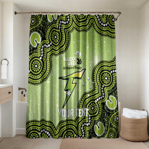Sydney Thunder NAIDOC Week 2026 Custom Bathroom Set 50 Years Deadly Indigenous Art Glitter Effect