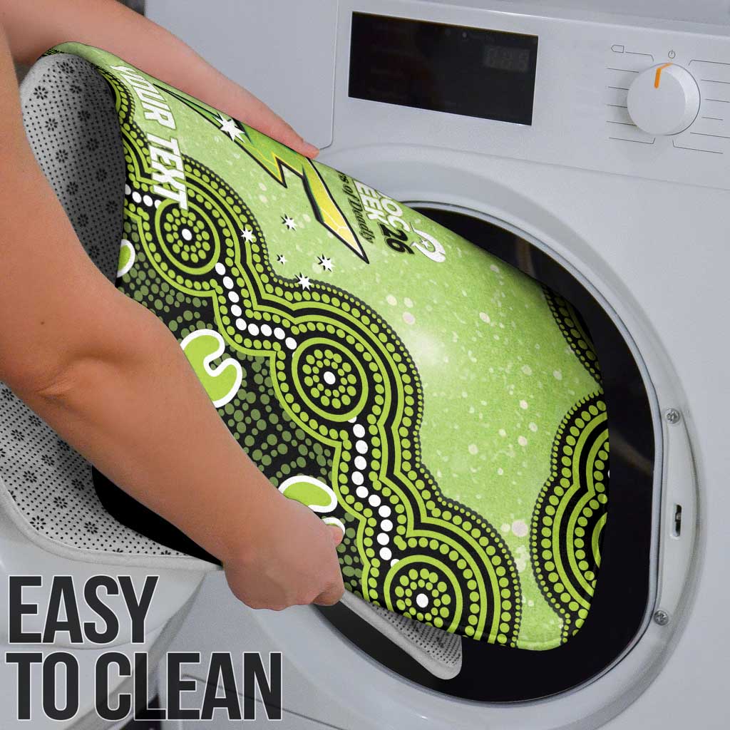 Sydney Thunder NAIDOC Week 2026 Custom Bathroom Set 50 Years Deadly Indigenous Art Glitter Effect