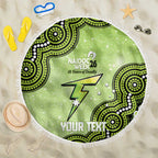 Sydney Thunder NAIDOC Week 2026 Custom Beach Blanket 50 Years Deadly Indigenous Art Glitter Effect